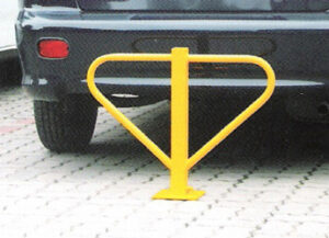 Blokada parkingowa składana BS52 blokady parkingowe meble miejskie mała architektura miejska