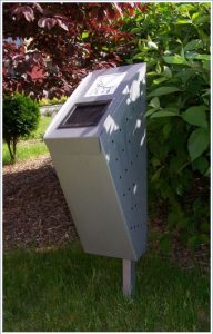 Kosz ATOS sprzątanie po psach kosz na psią kupę kosze na psie odchody