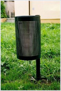 Kosz KU09 kosze parkowe kosze miejskie meble miejskie 1