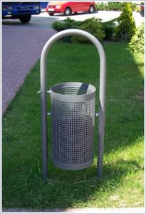 Kosz KU11 kosze parkowe kosze miejskie meble miejskie 1