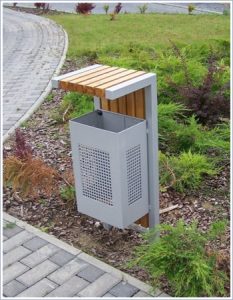 Kosz KU14 kosze parkowe kosze miejskie meble miejskie 1