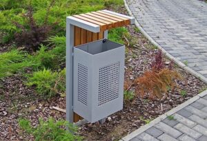 Kosz KU14 kosze parkowe kosze miejskie meble miejskie 4