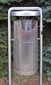 Kosz KU15 kosze parkowe kosze miejskie meble miejskie 5