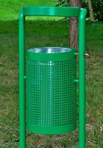 Kosz KU16 kosze parkowe kosze miejskie meble miejskie 4