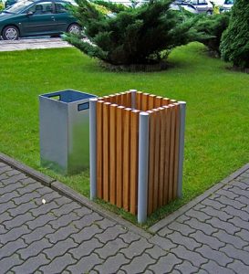 Kosz KU19 kosze parkowe kosze miejskie meble miejskie 2