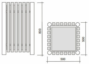 Kosz KU19 kosze parkowe kosze miejskie meble miejskie 3