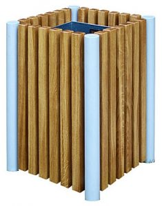 Kosz KU19 kosze parkowe kosze miejskie meble miejskie 4