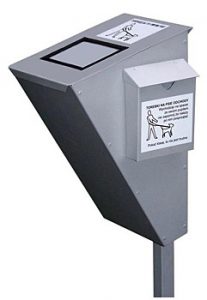 Kosz MORUS sprzątanie po psach kosz na psią kupę kosze na psie odchody